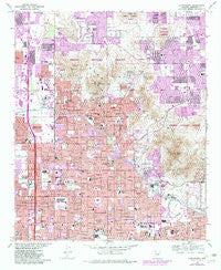 Sunnyslope Arizona Historical topographic map, 1:24000 scale, 7.5 X 7.5 Minute, Year 1965