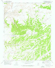 Sunrise Springs Arizona Historical topographic map, 1:24000 scale, 7.5 X 7.5 Minute, Year 1973