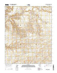 Sunrise Springs Arizona Current topographic map, 1:24000 scale, 7.5 X 7.5 Minute, Year 2014