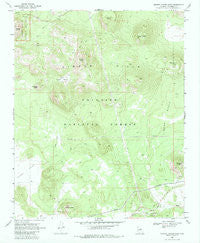 Sunset Crater East Arizona Historical topographic map, 1:24000 scale, 7.5 X 7.5 Minute, Year 1969
