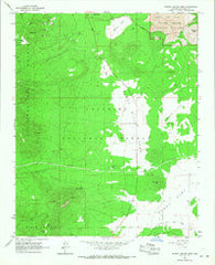 Sunset Crater West Arizona Historical topographic map, 1:24000 scale, 7.5 X 7.5 Minute, Year 1966