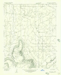 Sunset Knoll 2 NW Arizona Historical topographic map, 1:24000 scale, 7.5 X 7.5 Minute, Year 1955