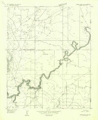 Sunset Knoll 2 SE Arizona Historical topographic map, 1:24000 scale, 7.5 X 7.5 Minute, Year 1955