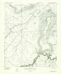Sunset Knoll 2 SW Arizona Historical topographic map, 1:24000 scale, 7.5 X 7.5 Minute, Year 1955