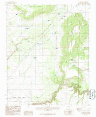 Sunset Pass Arizona Historical topographic map, 1:24000 scale, 7.5 X 7.5 Minute, Year 1986