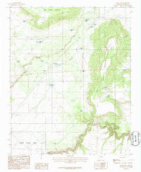 Sunset Pass Arizona Historical topographic map, 1:24000 scale, 7.5 X 7.5 Minute, Year 1986