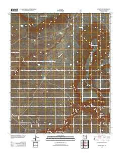 Sunset Pass Arizona Historical topographic map, 1:24000 scale, 7.5 X 7.5 Minute, Year 2011