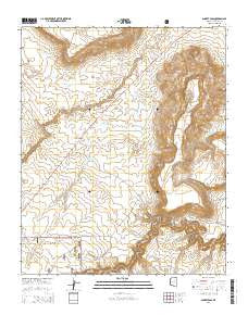 Sunset Pass Arizona Current topographic map, 1:24000 scale, 7.5 X 7.5 Minute, Year 2014