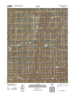 Sunshine Ridge Arizona Historical topographic map, 1:24000 scale, 7.5 X 7.5 Minute, Year 2011