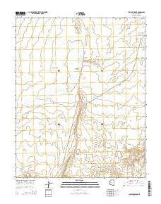 Sunshine Ridge Arizona Current topographic map, 1:24000 scale, 7.5 X 7.5 Minute, Year 2014