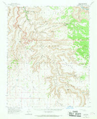 Supai Arizona Historical topographic map, 1:62500 scale, 15 X 15 Minute, Year 1962