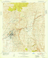 Superior Arizona Historical topographic map, 1:24000 scale, 7.5 X 7.5 Minute, Year 1949