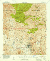 Superior Arizona Historical topographic map, 1:62500 scale, 15 X 15 Minute, Year 1948