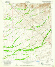 Superstition Mts. SW Arizona Historical topographic map, 1:24000 scale, 7.5 X 7.5 Minute, Year 1956