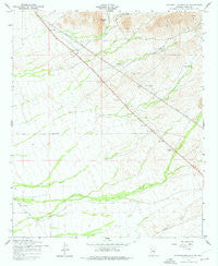 Superstition Mts. SW Arizona Historical topographic map, 1:24000 scale, 7.5 X 7.5 Minute, Year 1956