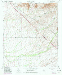 Superstition Mts. SW Arizona Historical topographic map, 1:24000 scale, 7.5 X 7.5 Minute, Year 1956