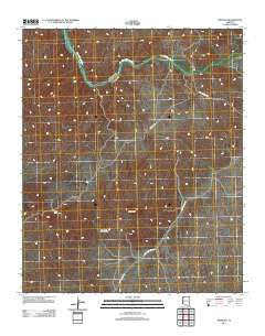 Swansea Arizona Historical topographic map, 1:24000 scale, 7.5 X 7.5 Minute, Year 2011