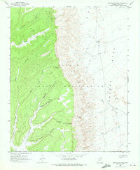Sweathouse Peak Arizona Historical topographic map, 1:24000 scale, 7.5 X 7.5 Minute, Year 1968
