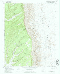 Sweathouse Peak Arizona Historical topographic map, 1:24000 scale, 7.5 X 7.5 Minute, Year 1968