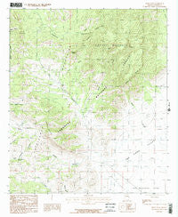 Swede Peak Arizona Historical topographic map, 1:24000 scale, 7.5 X 7.5 Minute, Year 1986