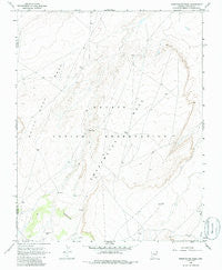Sweetwater Mesa Arizona Historical topographic map, 1:24000 scale, 7.5 X 7.5 Minute, Year 1968