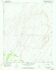 Sweetwater Mesa Arizona Historical topographic map, 1:24000 scale, 7.5 X 7.5 Minute, Year 1968