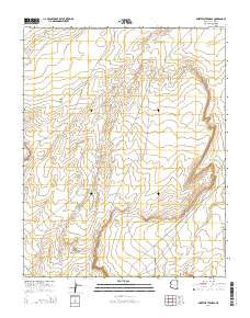 Sweetwater Mesa Arizona Current topographic map, 1:24000 scale, 7.5 X 7.5 Minute, Year 2014