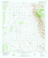 Swisshelm Mtn Arizona Historical topographic map, 1:62500 scale, 15 X 15 Minute, Year 1958