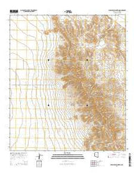 Swisshelm Mountain Arizona Current topographic map, 1:24000 scale, 7.5 X 7.5 Minute, Year 2014