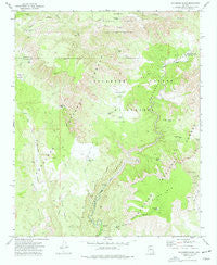 Sycamore Basin Arizona Historical topographic map, 1:24000 scale, 7.5 X 7.5 Minute, Year 1973
