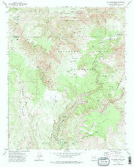 Sycamore Basin Arizona Historical topographic map, 1:24000 scale, 7.5 X 7.5 Minute, Year 1973