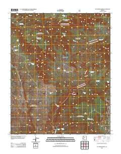 Sycamore Basin Arizona Historical topographic map, 1:24000 scale, 7.5 X 7.5 Minute, Year 2012