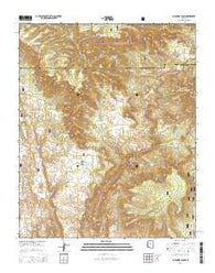 Sycamore Basin Arizona Current topographic map, 1:24000 scale, 7.5 X 7.5 Minute, Year 2014