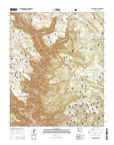 Sycamore Point Arizona Current topographic map, 1:24000 scale, 7.5 X 7.5 Minute, Year 2014