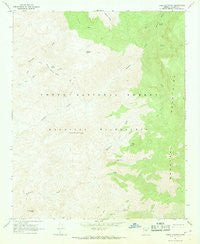 Table Mountain Arizona Historical topographic map, 1:24000 scale, 7.5 X 7.5 Minute, Year 1967