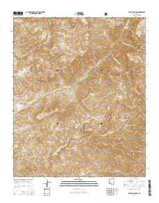 Table Mountain Arizona Current topographic map, 1:24000 scale, 7.5 X 7.5 Minute, Year 2014