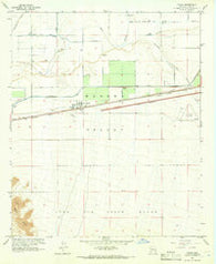 Tacna Arizona Historical topographic map, 1:24000 scale, 7.5 X 7.5 Minute, Year 1965