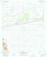 Tacna Arizona Historical topographic map, 1:24000 scale, 7.5 X 7.5 Minute, Year 1965