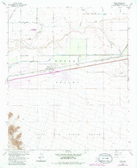 Tacna Arizona Historical topographic map, 1:24000 scale, 7.5 X 7.5 Minute, Year 1965