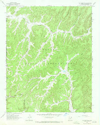 Tah Chee Wash Arizona Historical topographic map, 1:24000 scale, 7.5 X 7.5 Minute, Year 1968