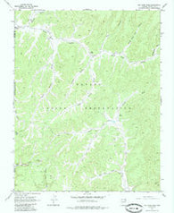Tah Chee Wash Arizona Historical topographic map, 1:24000 scale, 7.5 X 7.5 Minute, Year 1968