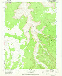 Tall Mountain NW Arizona Historical topographic map, 1:24000 scale, 7.5 X 7.5 Minute, Year 1970