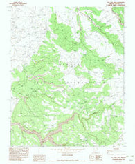 Tall Tree Mesa Arizona Historical topographic map, 1:24000 scale, 7.5 X 7.5 Minute, Year 1982