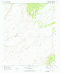 Tanner Springs Arizona Historical topographic map, 1:24000 scale, 7.5 X 7.5 Minute, Year 1972