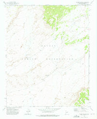 Tanner Springs Arizona Historical topographic map, 1:24000 scale, 7.5 X 7.5 Minute, Year 1972