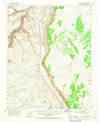 Tanner Wash Arizona Historical topographic map, 1:62500 scale, 15 X 15 Minute, Year 1954