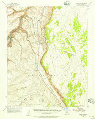 Tanner Wash Arizona Historical topographic map, 1:62500 scale, 15 X 15 Minute, Year 1954