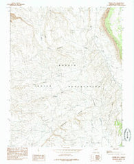Tanner Well Arizona Historical topographic map, 1:24000 scale, 7.5 X 7.5 Minute, Year 1985