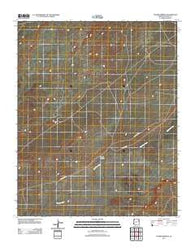 Tanner Springs Arizona Historical topographic map, 1:24000 scale, 7.5 X 7.5 Minute, Year 2011