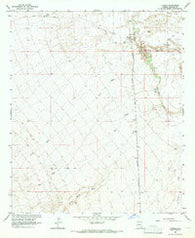 Tanque Arizona Historical topographic map, 1:24000 scale, 7.5 X 7.5 Minute, Year 1966